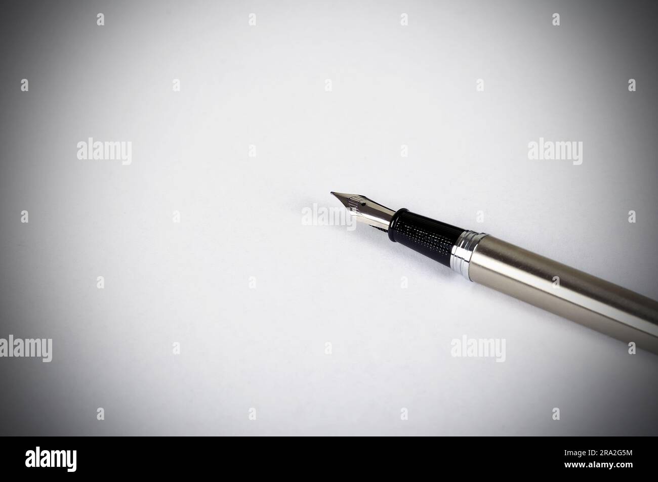 Füllfederhalter isoliert auf weißem Hintergrund Stockfoto