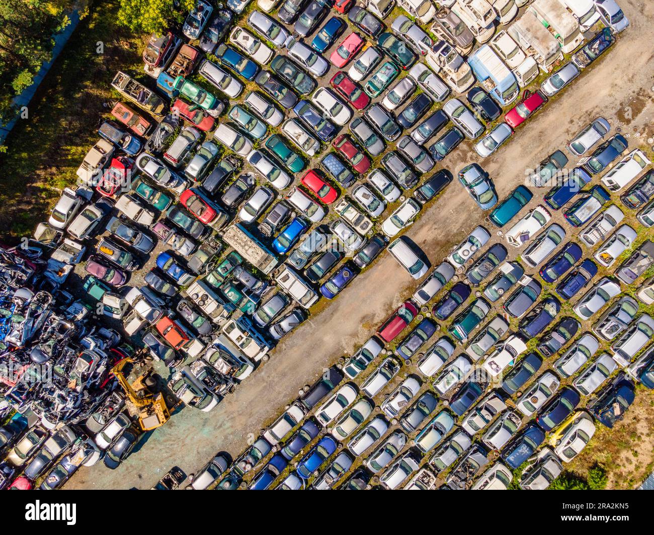 Frankreich, Puy de Dome, Autounfälle Stockfoto
