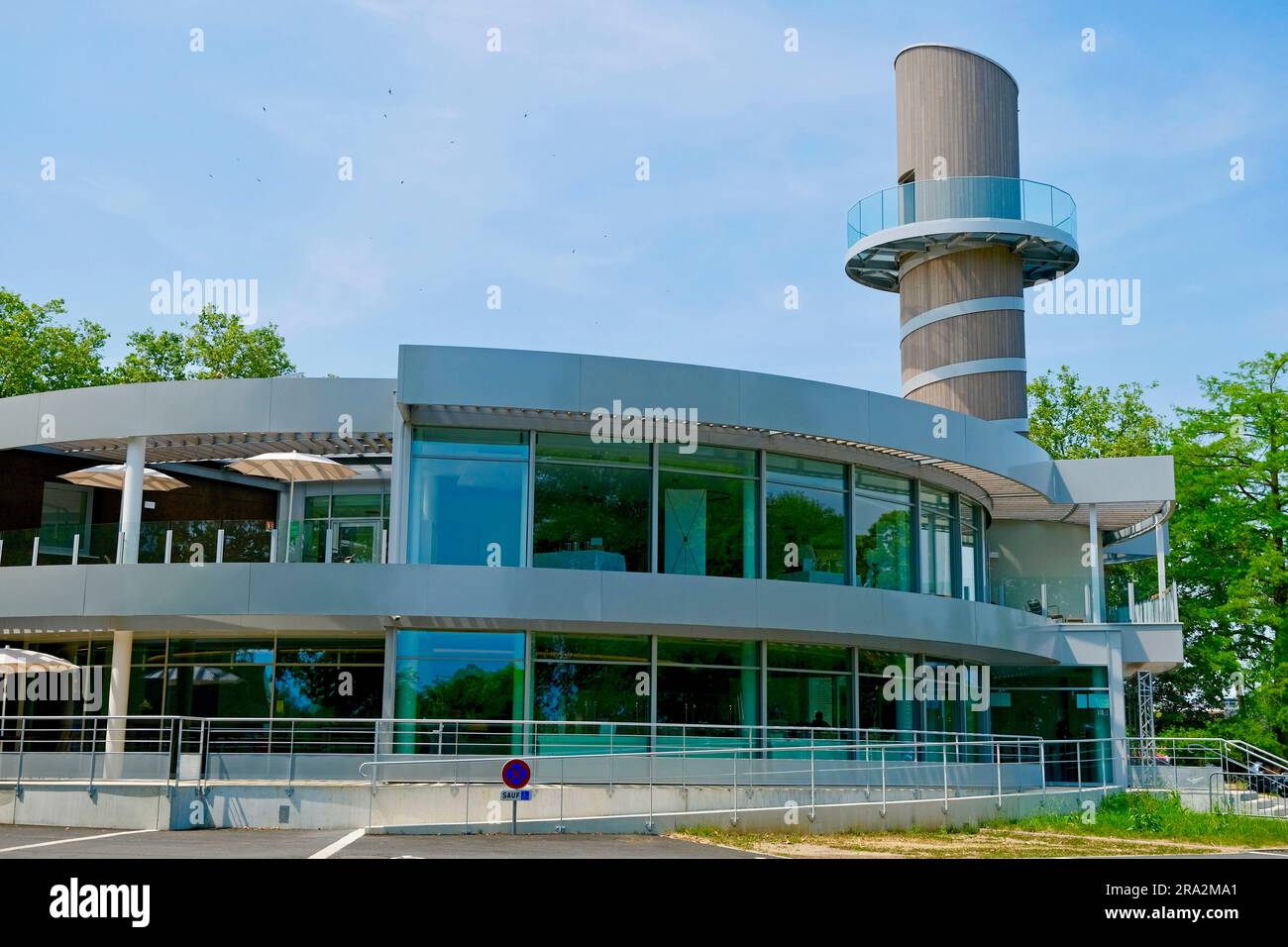 Frankreich, Saone et Loire, Macon, Cite des climats et vins de Bourgogne (Stadt der Klimabedingungen und Weine in Burgund) Stockfoto