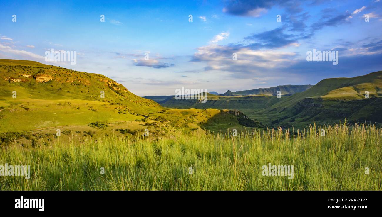 Südafrika, Kwazulu Natal, uKhahlamba Drakensberg Park, UNESCO-Weltkulturerbe, Wildreservat Giant Castle Stockfoto