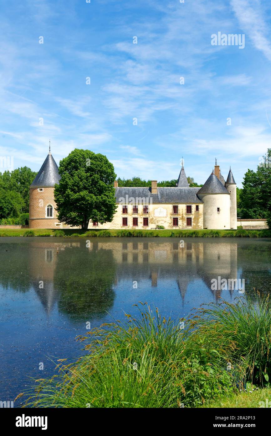 Frankreich, Loiret, Chilleurs aux Bois, Schloss Chamerolles, Park und Garten, Eigentum des Departements Loiret Stockfoto