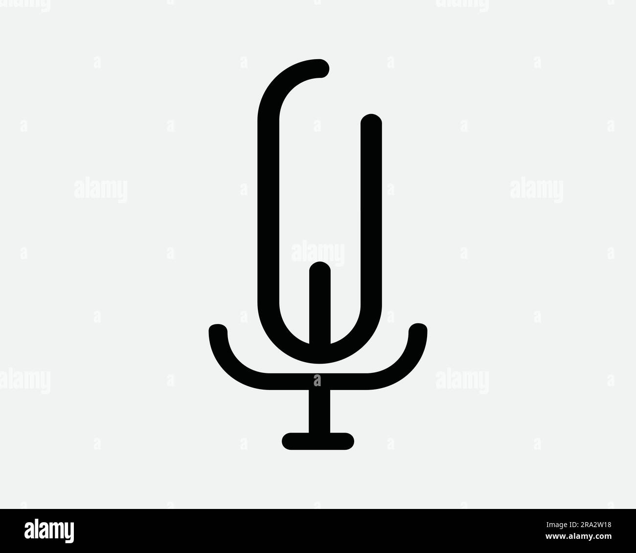 Mikrofonsymbol. Mic Mike Music Podcast Aufnahme Radio Studio Media Sound Speech Audio Broadcast. Schwarzweißes Grafik-Clipart-Symbol-Zeichen-EPS Stock Vektor