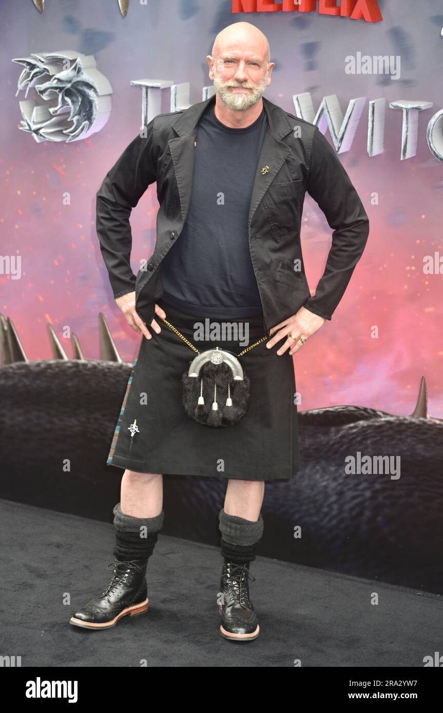 28. Juni 2023 Graham McTavish bei der britischen Premiere von Netflix "The Witcher" Staffel 3, London. Sue Andrews/Alamy. Stockfoto