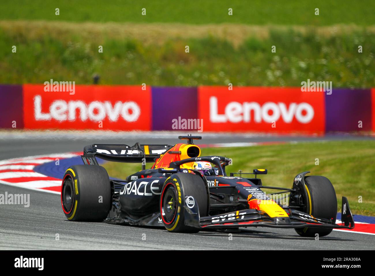 Max Verstappen (NED) Redbull Racing RB19 während FORMEL 1 ROLEX GROSSER PREIS VON OSTERREICH 2023 - Jun29 bis Jul2 in RedbullRing - Spielberg, Österreich Stockfoto