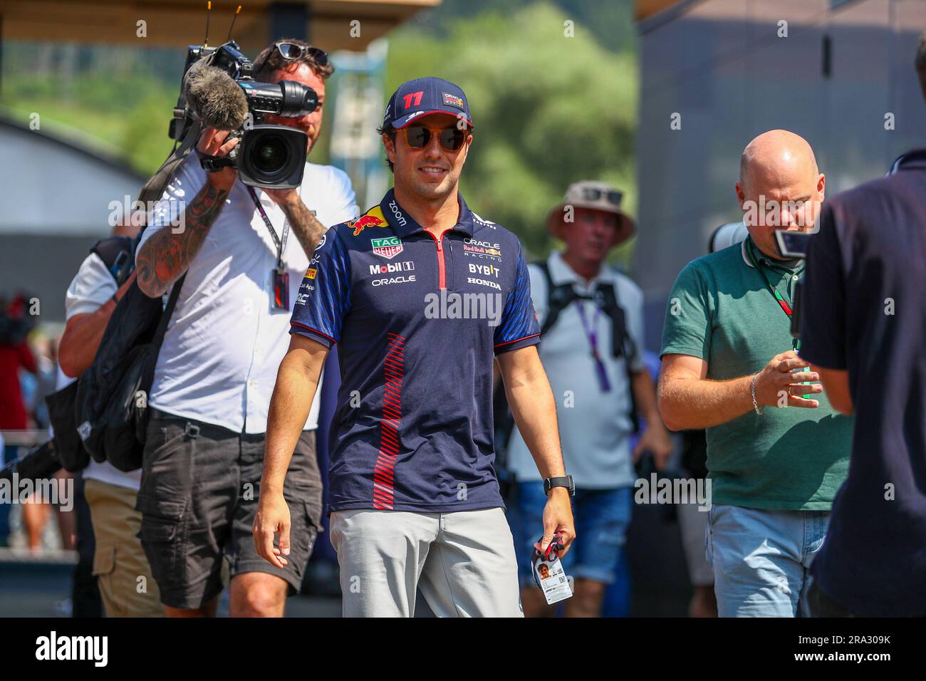 Sergio Perez (MEX) Redbull Racing RB19 während FORMEL 1 ROLEX GROSSER PREIS VON OSTERREICH 2023 - Jun29 bis Jul2 in RedbullRing - Spielberg, Österreich Stockfoto