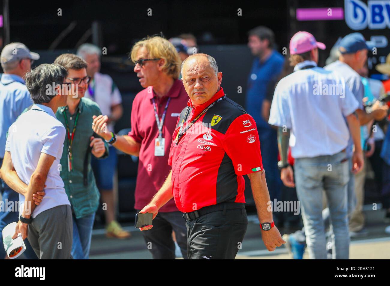 Spielberg, Steiermark, Österreich. 30. Juni 2023. Frederic Vasseur (FRA) - Scuderia Ferrari Team Principal.während FORMEL 1 ROLEX GROSSER PREIS VON OSTERREICH 2023 - Jun29 to Jul2 in RedbullRing - Spielberg, Österreich (Kreditbild: © Alessio De Marco/ZUMA Press Wire) NUR REDAKTIONELLE VERWENDUNG! Nicht für den kommerziellen GEBRAUCH! Stockfoto