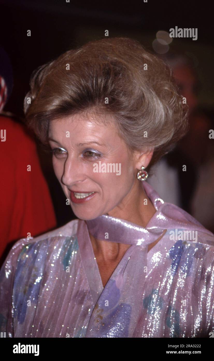 19. Juli 1989 Prinzessin Alexandra beim Royal Tournament Photo by the Henshaw Archive Stockfoto