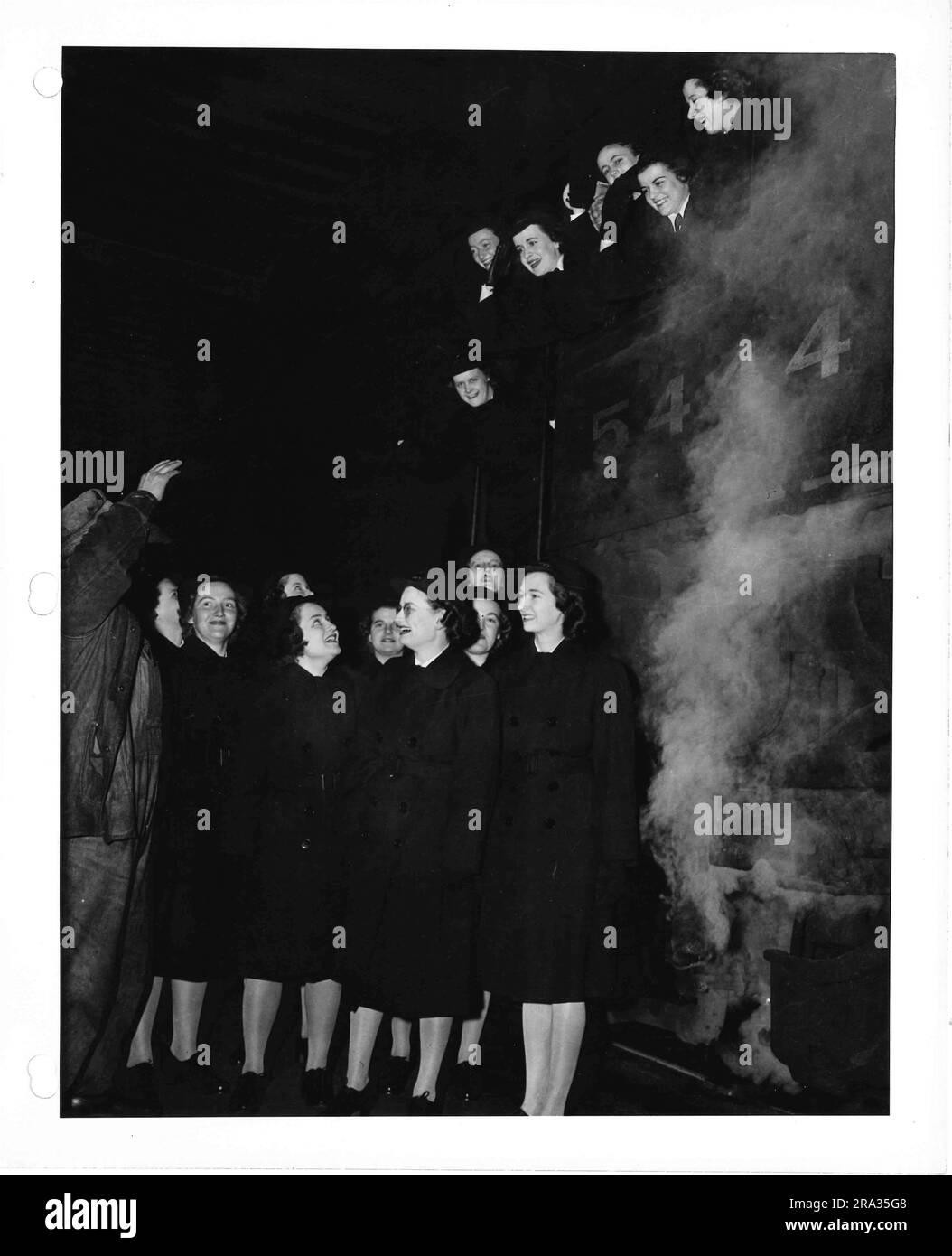 Foto von Frauen akzeptiert für freiwilligen Notdienst (WAVES), United States Naval Reserve. Stockfoto