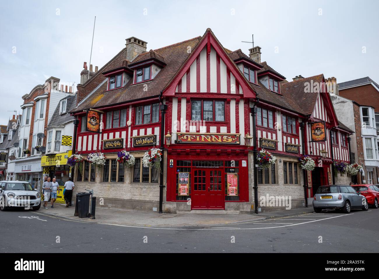 Finns Pub, Weymouth, Großbritannien Stockfoto