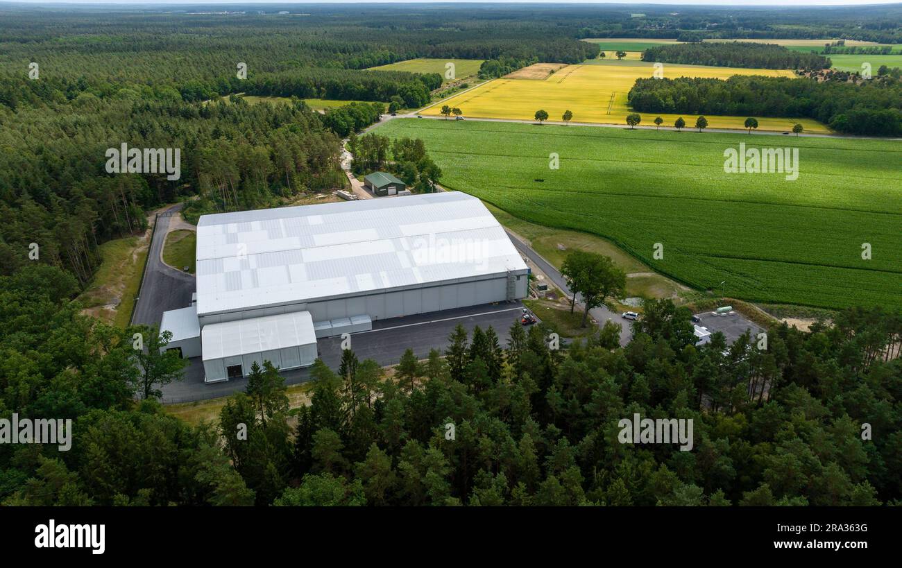 30. Juni 2023, Niedersachsen, Münster Bergungshalle am Dethlinger