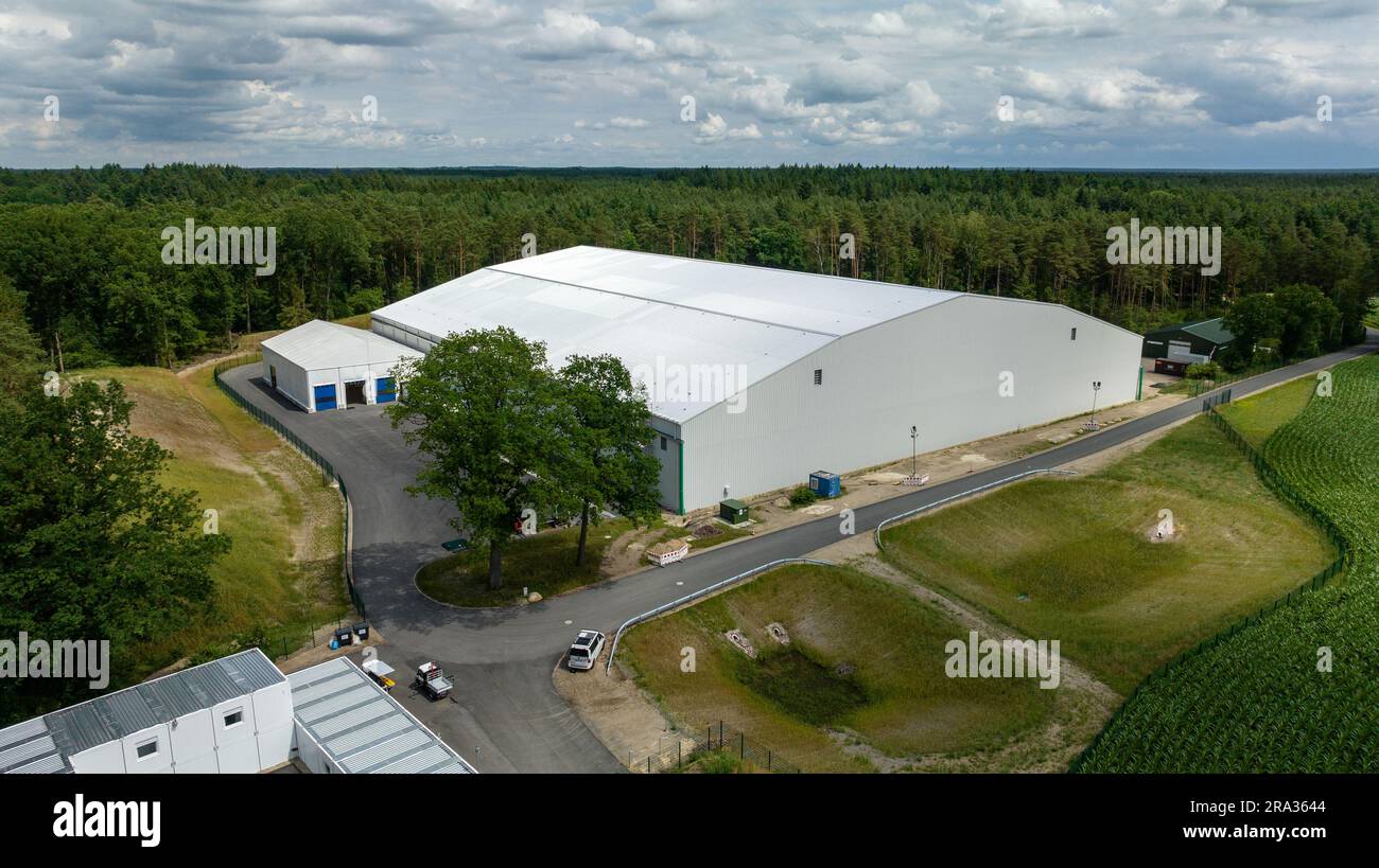 30. Juni 2023, Niedersachsen, Münster Bergungshalle am Dethlinger