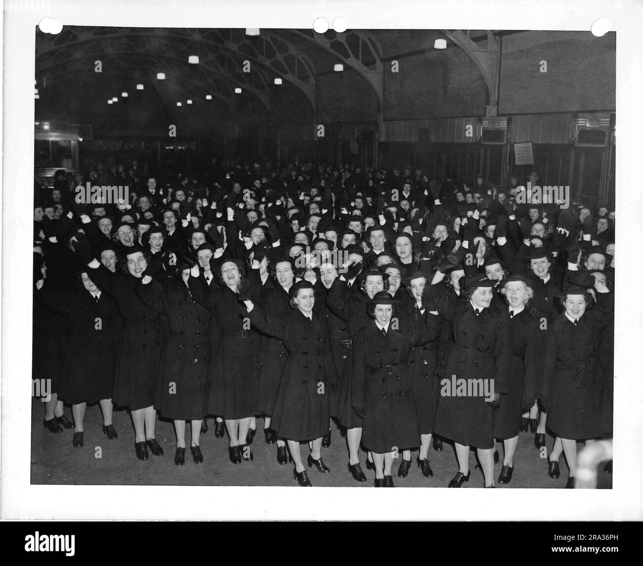 Foto von Frauen akzeptiert für freiwilligen Notdienst (WAVES), United States Naval Reserve. Stockfoto