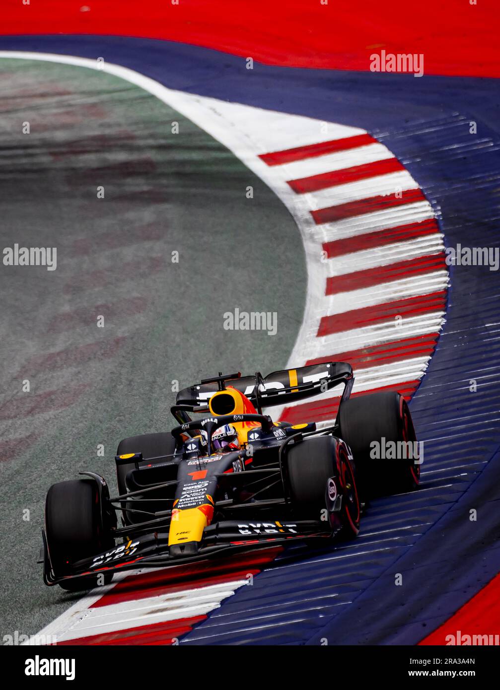 SPIELBERG - Max Verstappen (Red Bull Racing) bei der Qualifikation vor dem Großen Preis Österreichs am Red Bull Ring am 30. Juni 2023 in Spielberg, Österreich. ANP SEM VAN DER WAL netherlands Out - belgien Out Credit: ANP/Alamy Live News Stockfoto