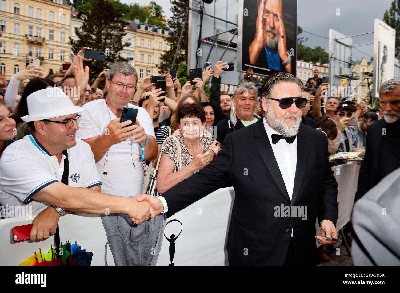 Russell Crowe bei der Eröffnung des 57. Internationales Filmfestival Karlovy Vary 2023 im Hotel Thermal. Karlsbad, 30.06.2023 Stockfoto