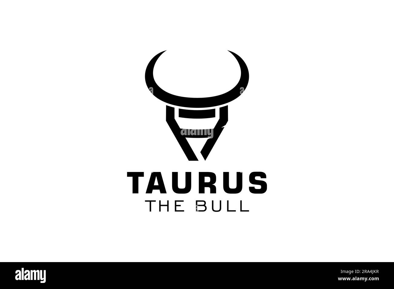 Buchstabe K-Logo, Bull-Logo, Kopf-Bull-Logo, Monogramm-Logo-Design-Vorlage Stock Vektor