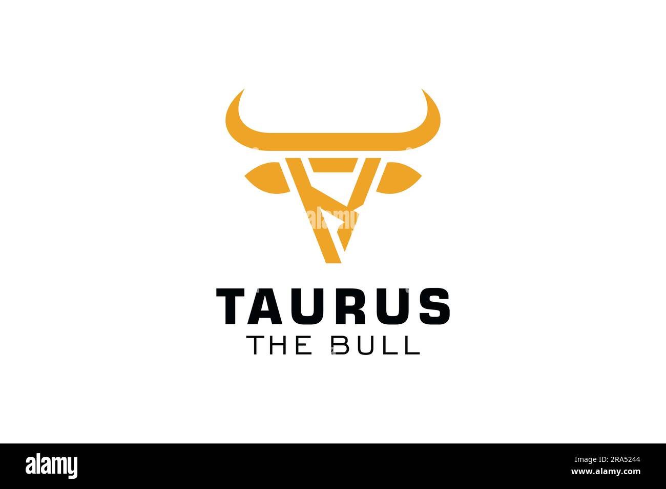 Buchstabe K-Logo, Bull-Logo, Kopf-Bull-Logo, Monogramm-Logo-Design-Vorlage Stock Vektor