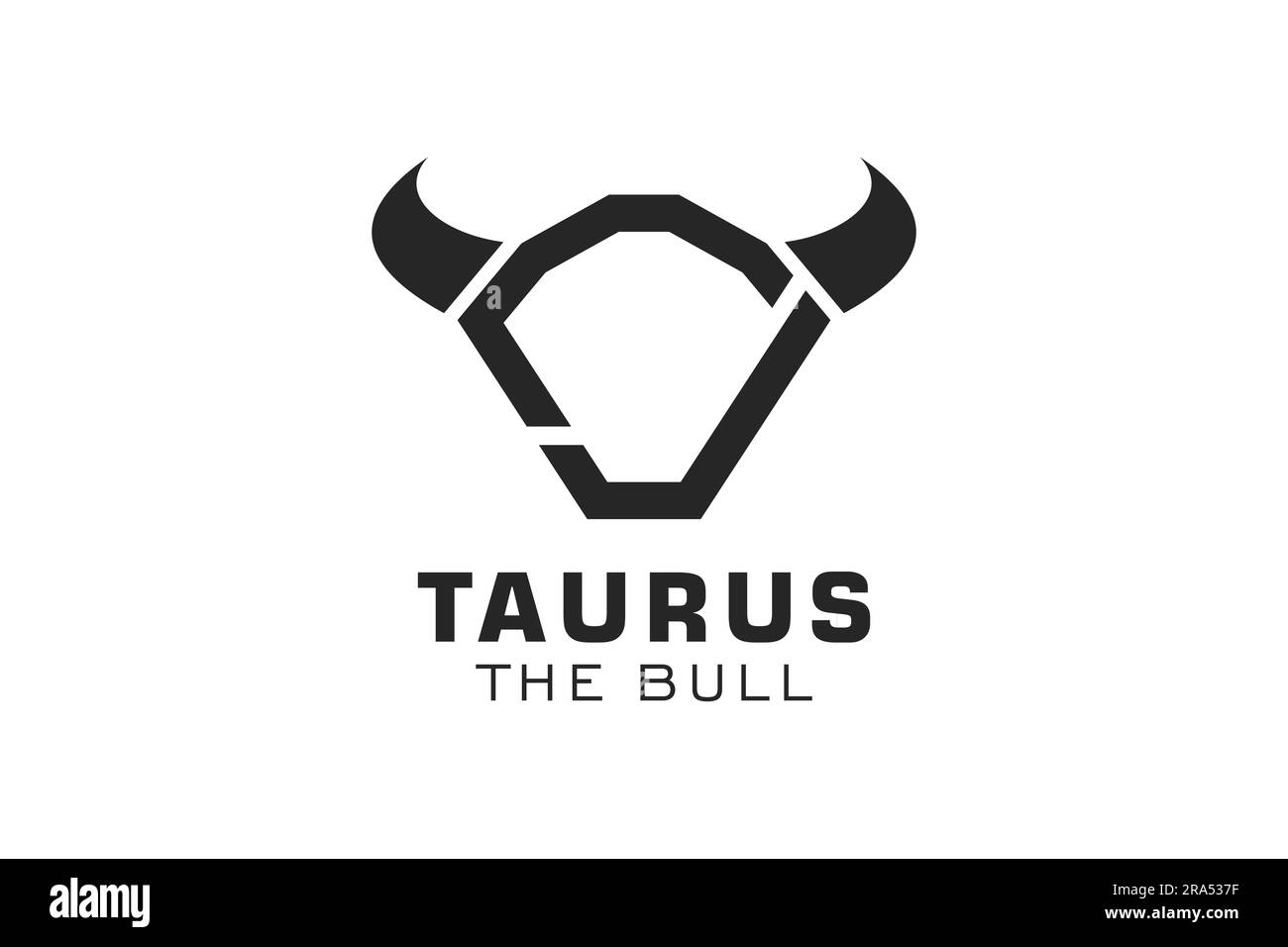 J-Logo, Bull-Logo, Head-Bull-Logo, Design-Vorlage für Monogramm-Logo Stock Vektor