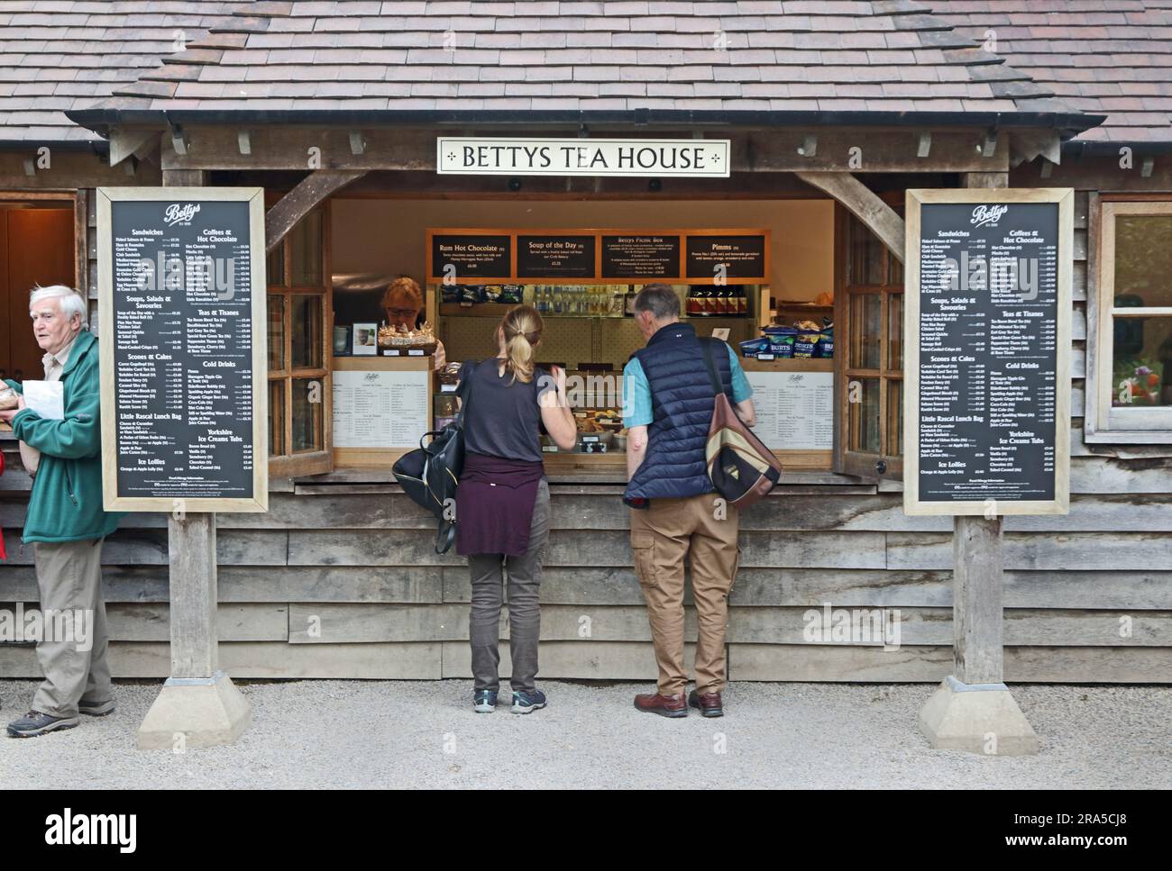 Betty's Teehaus, RHS Harlow Carr, Harrogate Stockfoto