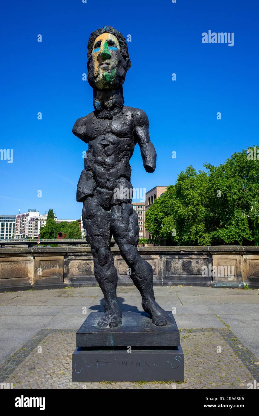Berliner Statue Stockfoto