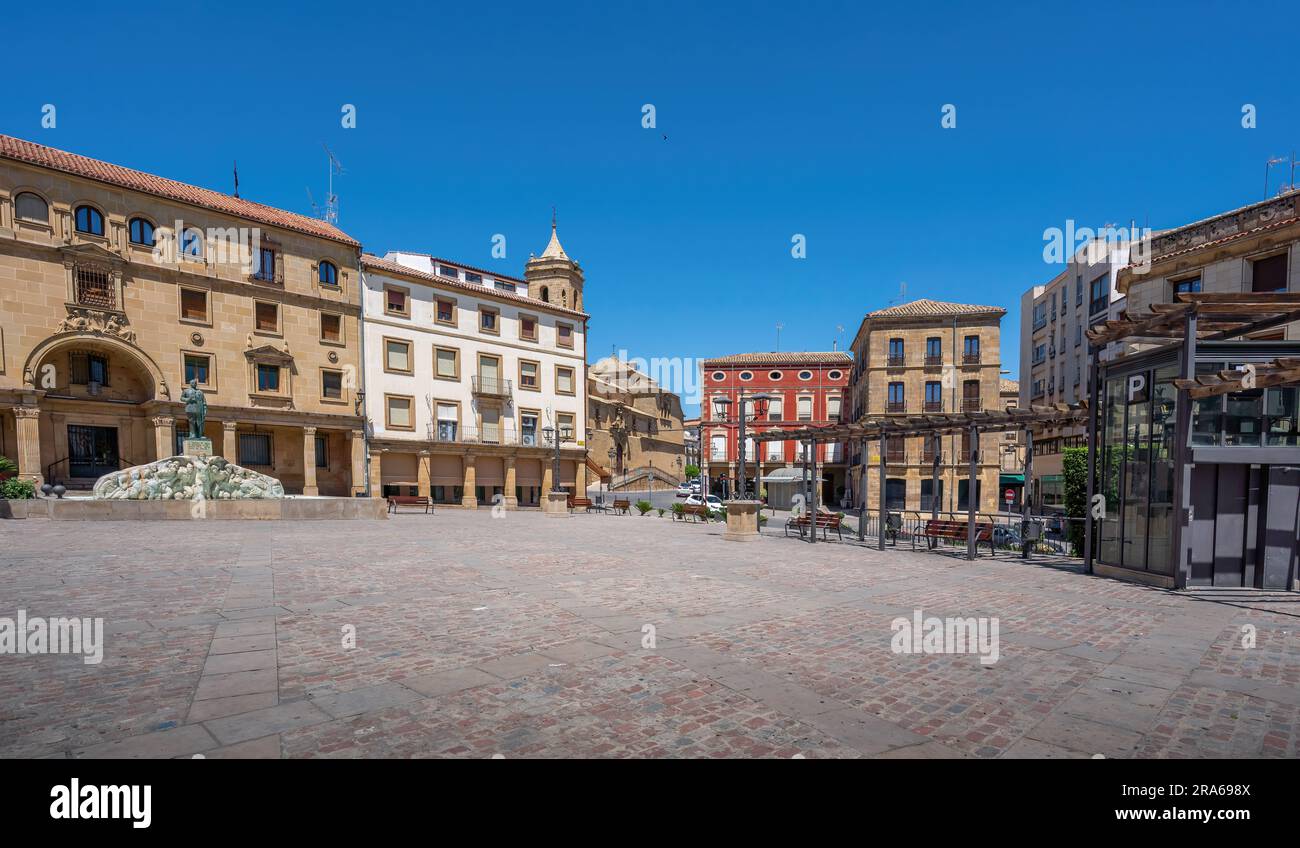 Plaza Andalucia Square - Ubeda, Jaen, Spanien Stockfoto