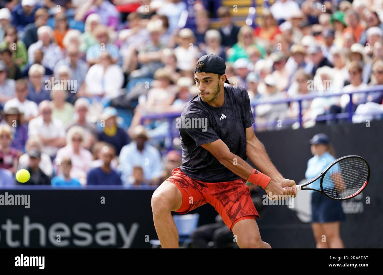 Francisco Cerundolo aus Argentinien in Aktion während des Finalspiels