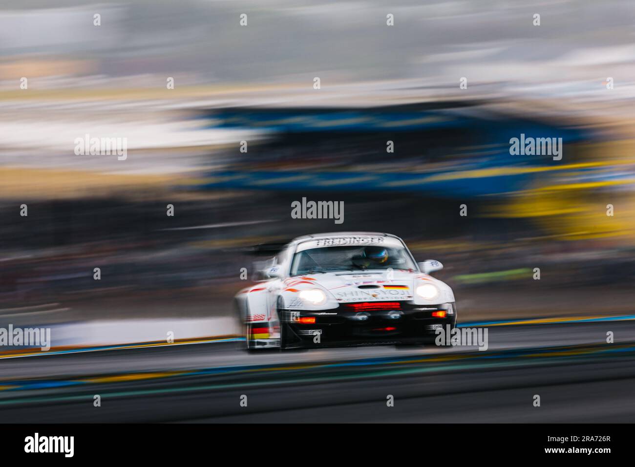 59 TERRAIL (FRA), AEBERHARD (¥), Porsche 993 GT2 Evo, 1999, Action during the Le Mans Classic 2023 vom 1. Bis 3. Juli 2023 auf dem Circuit des 24 Heures du Mans, in Le Mans, Frankreich - Photo Antonin Vincent/DPPI Credit: DPPI Media/Alamy Live News Stockfoto