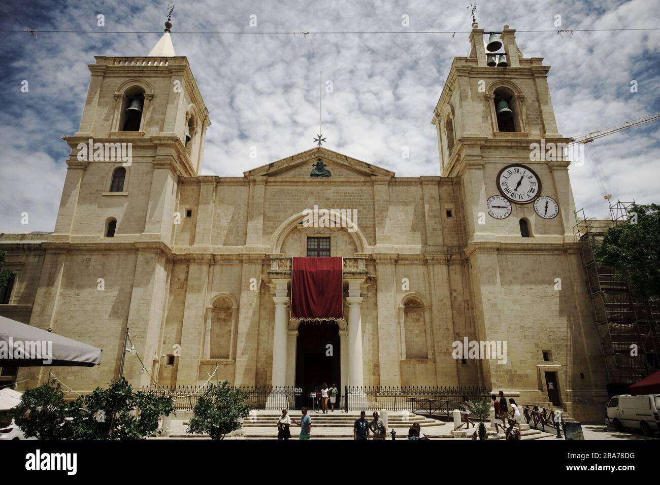 St. John's Co-Cathedral in Valletta, Malta Stockfoto