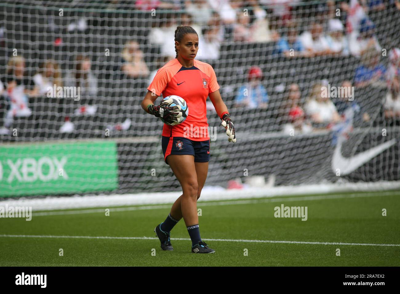 London, Großbritannien. 01. Juli 2023. London, April 6. 2023: Während des Womens International Friendly Football-Spiels zwischen England und Portugal im Stadium MK, Milton Keynes, England. (Pedro Soares/SPP) Kredit: SPP Sport Press Photo. Alamy Live News Stockfoto