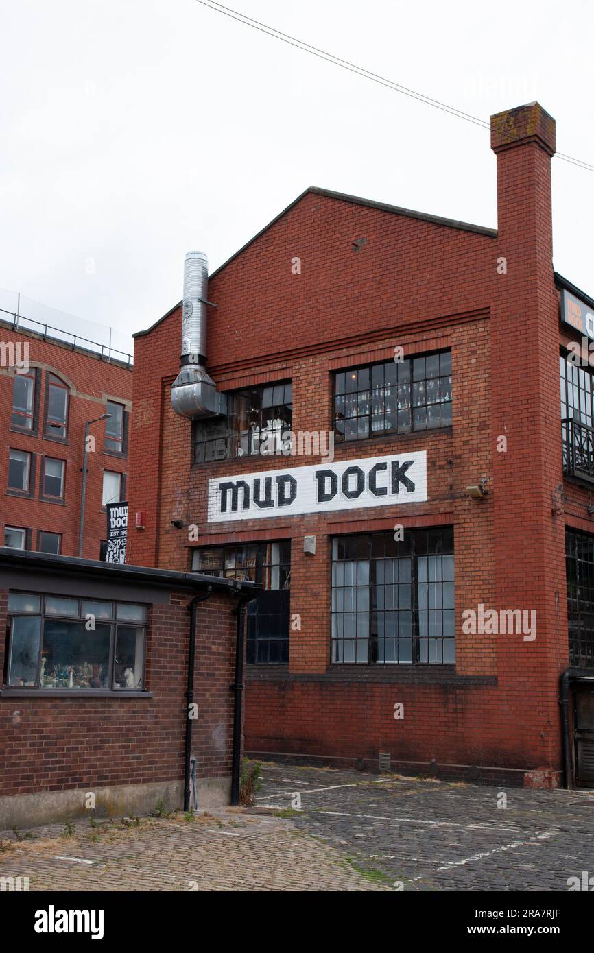 Mud Dock Café, in Bristol Stockfoto