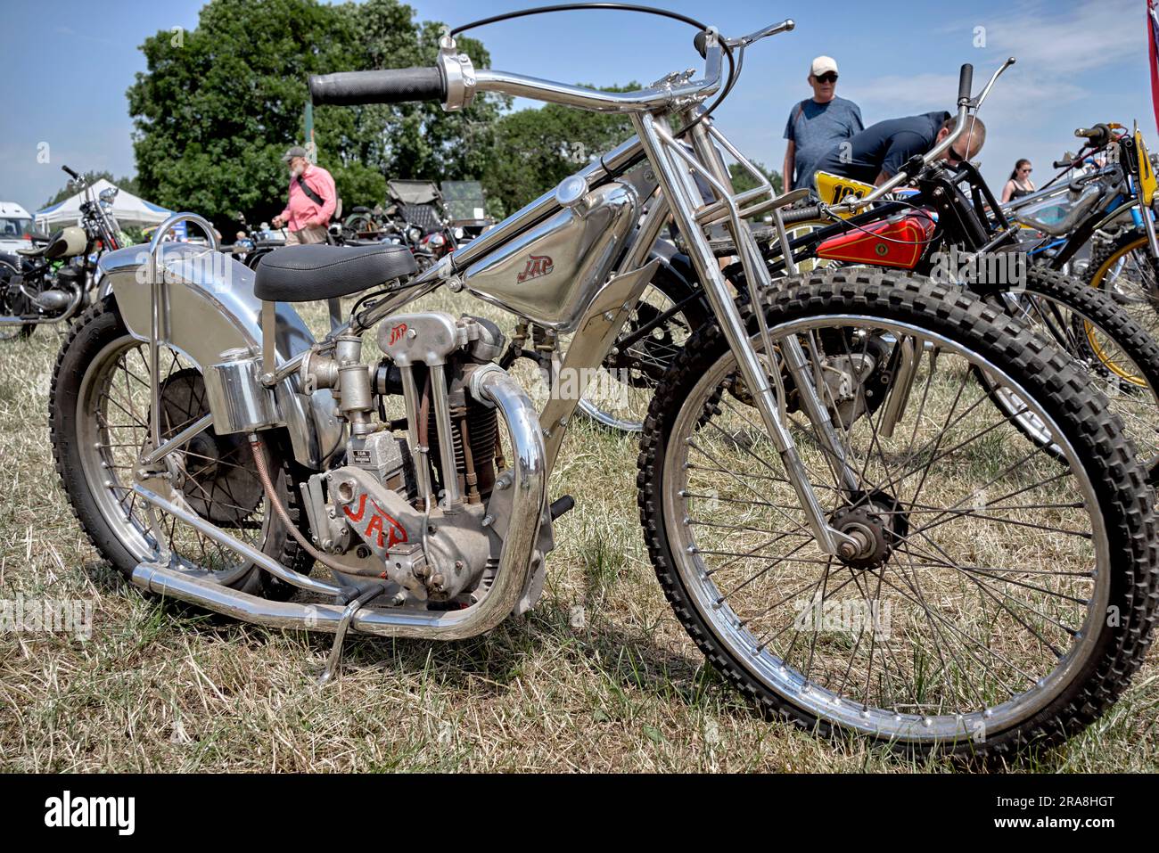 1952 Rotrax Jap 497 cm3 Rennmotorrad Stockfoto