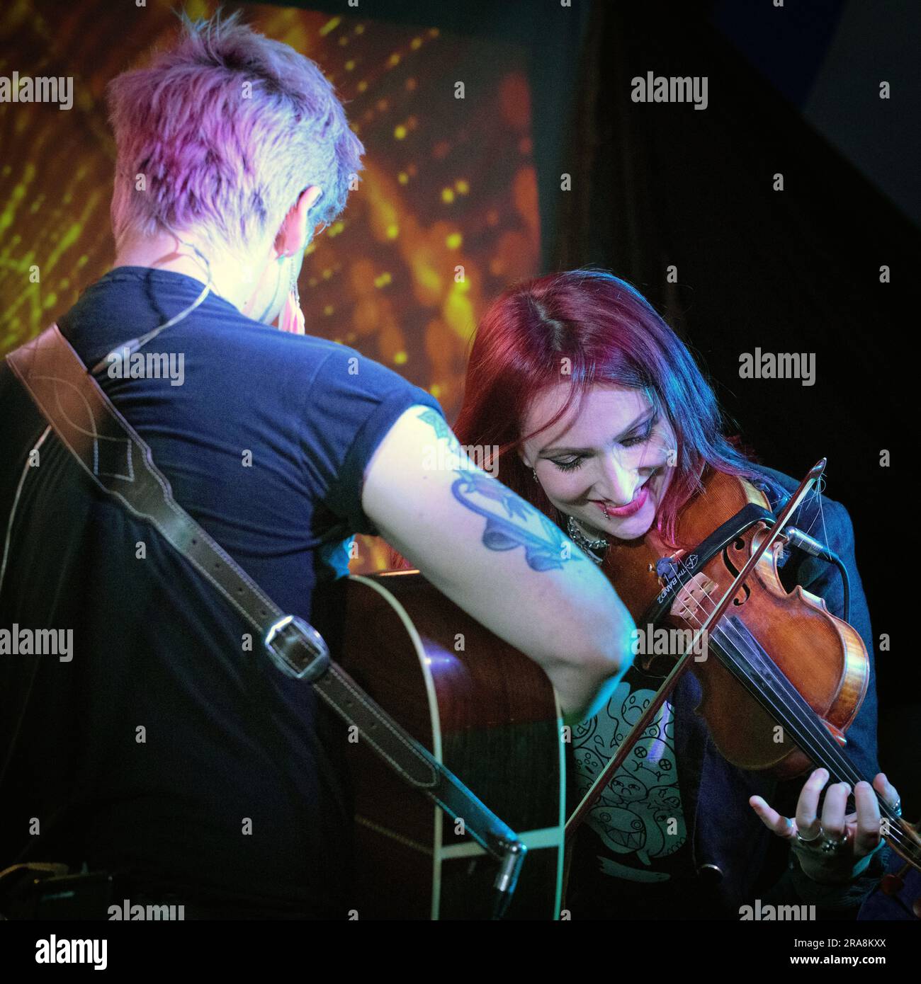 Sabine Hay, Derbyshire, Großbritannien. 01. Juli 2023 Exilmusikfestival. Bildunterschrift: Red Fox Band Bild: Mark Dunn/Alamy Entertainment Credit: Mark Dunn Photography/Alamy Live News Stockfoto