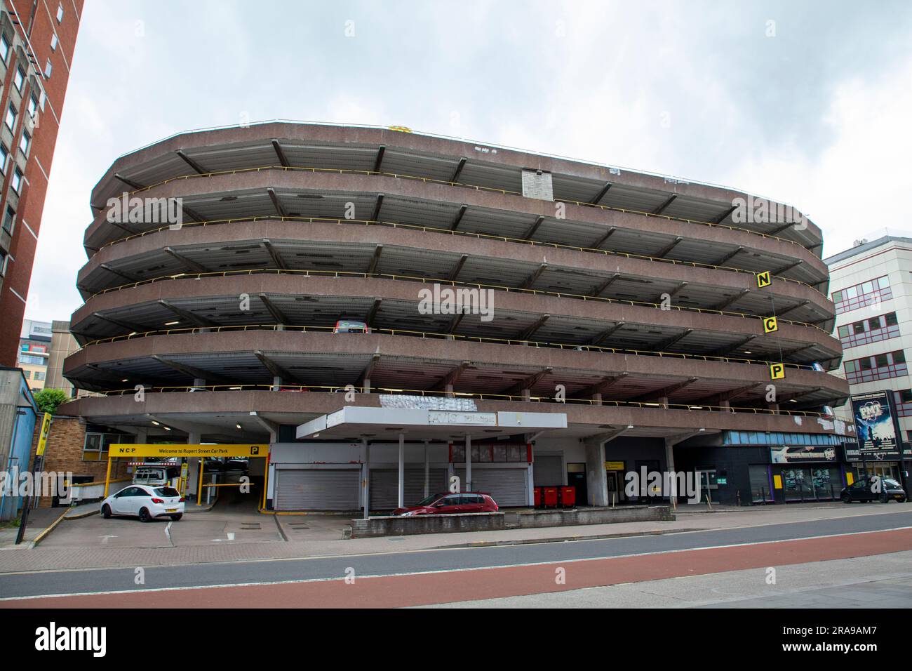 Rupert Street Parkplatz Nach Entwurf des schottischen Architekten R Jelinek-Karl Stockfoto