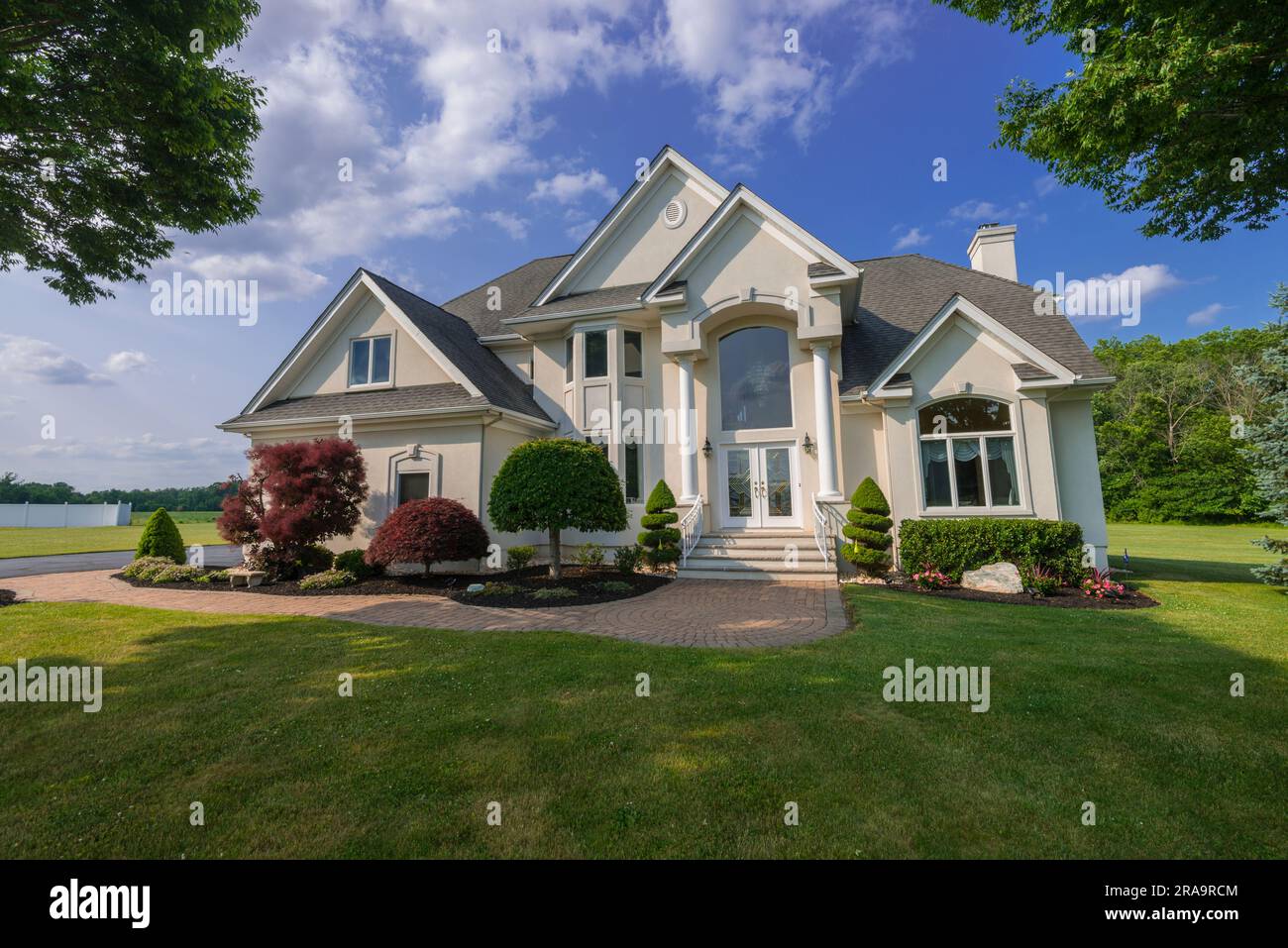 Einfamilienhaus in den Vororten Amerikas, Pennsylvania USA Stockfoto