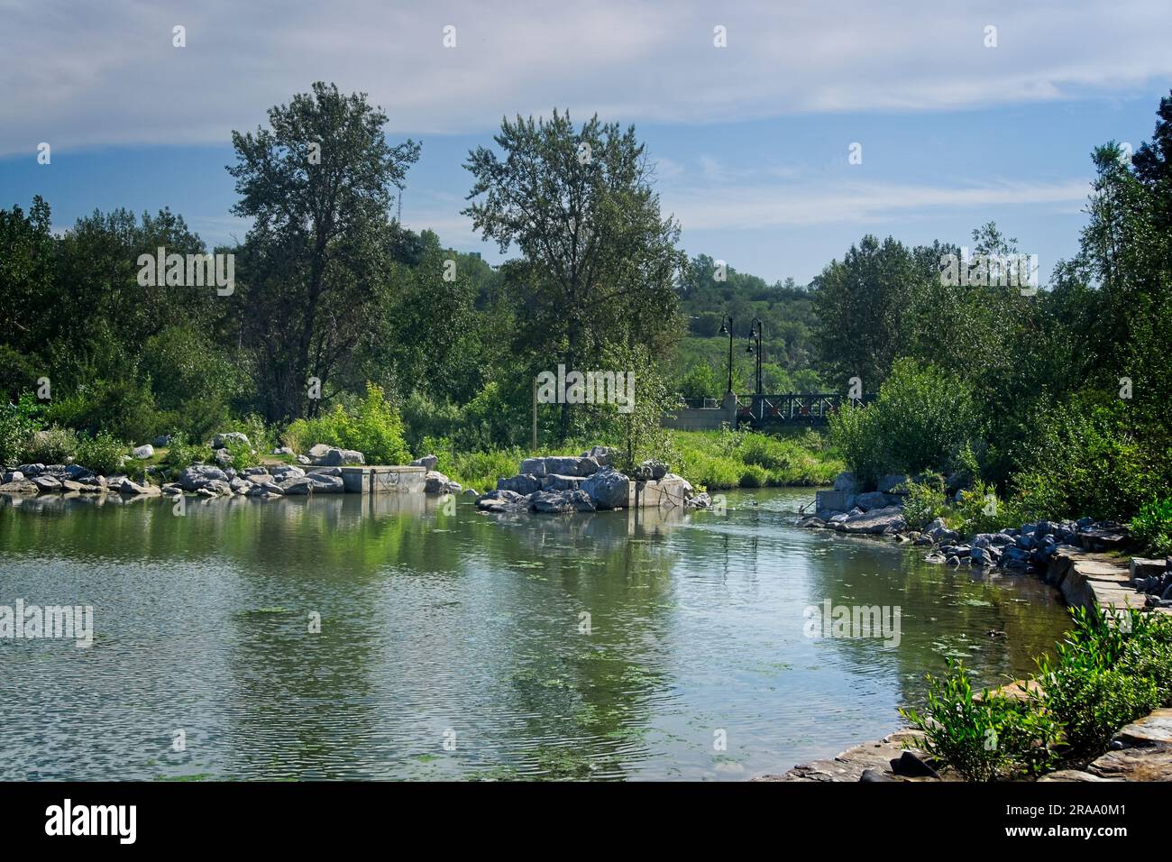 Prince's Island Park Calgary Alberta Stockfoto