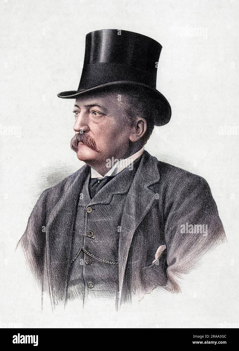 EDWARD GEORGE HENRY, achter graf von SANDWICHSOLDATEN und Diplomaten Datum: 1839 - 1916 Stockfoto