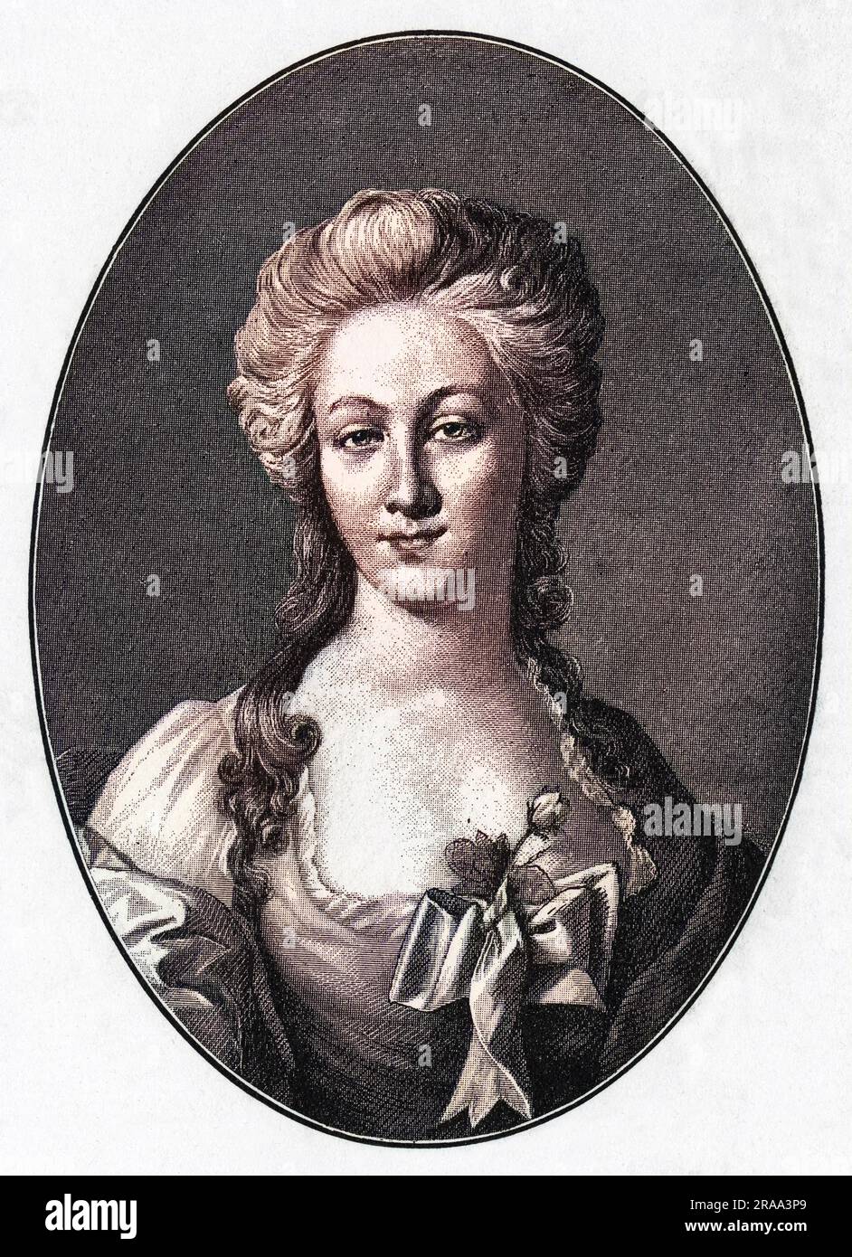 ANNA ELISABETH 'LILI' SCHONEMANN ist eine von vielen Frauen, die Goethe geliebt hat, aber sie liebte es, den Banker von Durckheim zu heiraten Datum: 1799 - 1868 Stockfoto