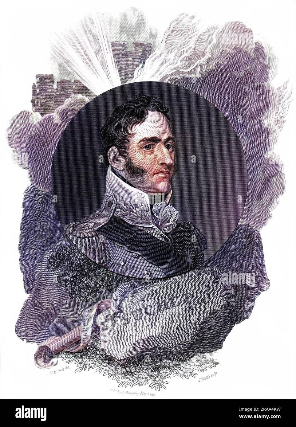 LOUIS GABRIEL SUCHET (1770-1826), französischer Militärbefehlshaber. Stockfoto