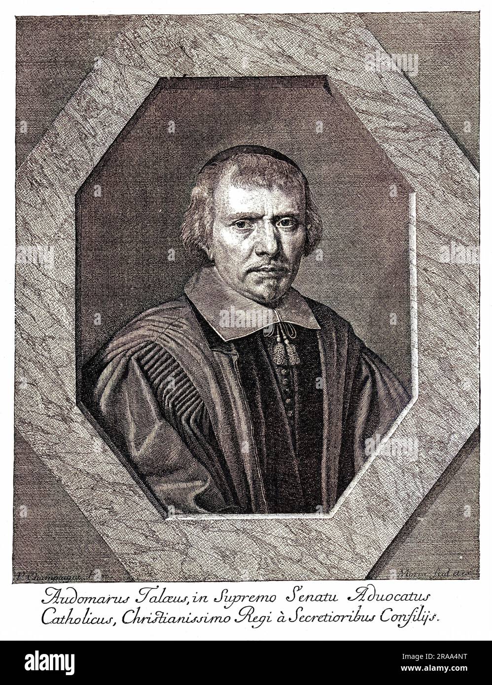 OMER TALON (Audomarus Talaeus), französisch-katholischer Kirchenmann und Gelehrter Datum: 1510 - 1562 Stockfoto
