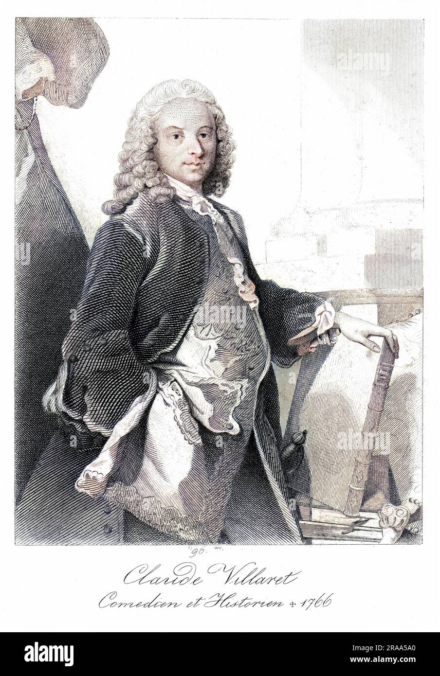 CLAUDE VILLARET, französischer Dramatiker und Historiker Datum: ? - 1766 Stockfoto