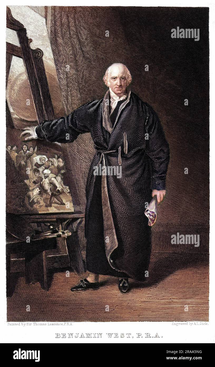 BENJAMIN WESTAMERIKANISCHER Künstler Datum: 1738 - 1820 Stockfoto