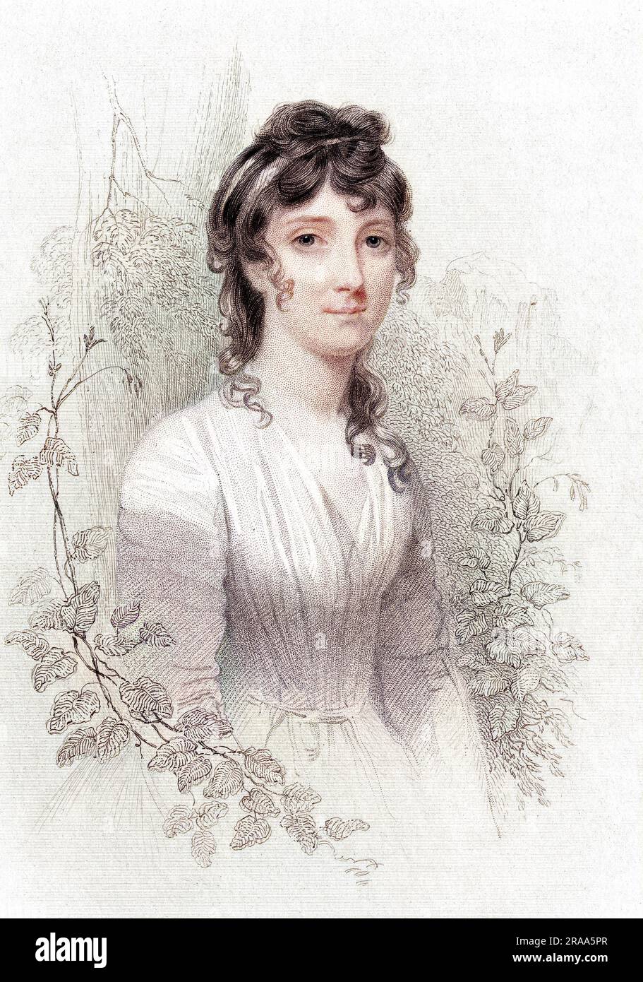 MARY LEE (nee Sidney), zuvor Frau Whitefoord, Ehefrau von Caleb Whitefoord, dann Frau Lee, Schriftstellerin von "Pilger der Sonne" usw. Datum: CA. 1800 Stockfoto