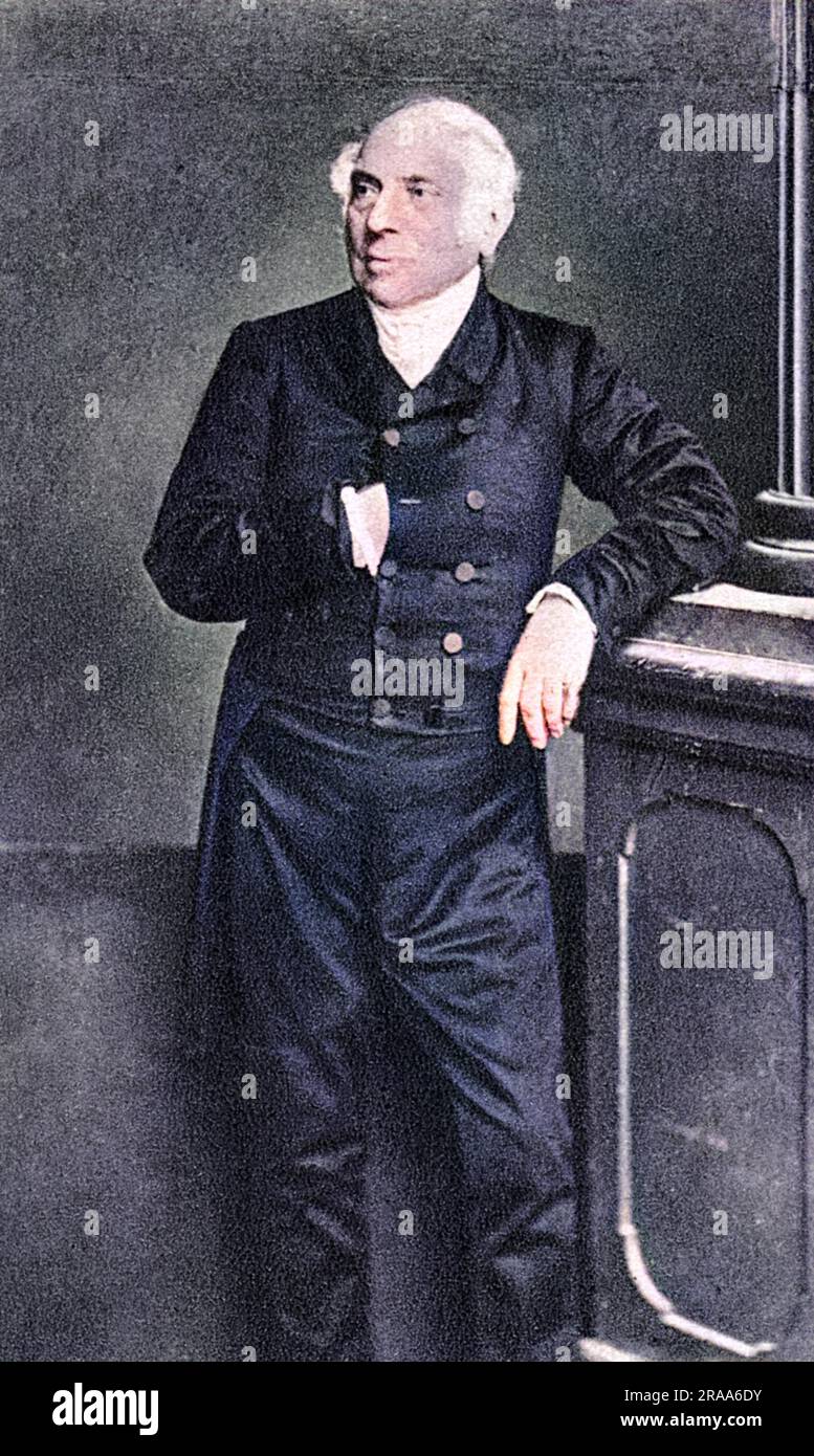 PIERRE ANTOINE BERRYER, französischer Anwalt - „le plus Grand avocat de notre temps“ - fotografiert im Jahr 1853. Datum: 1790 - 1868 Stockfoto