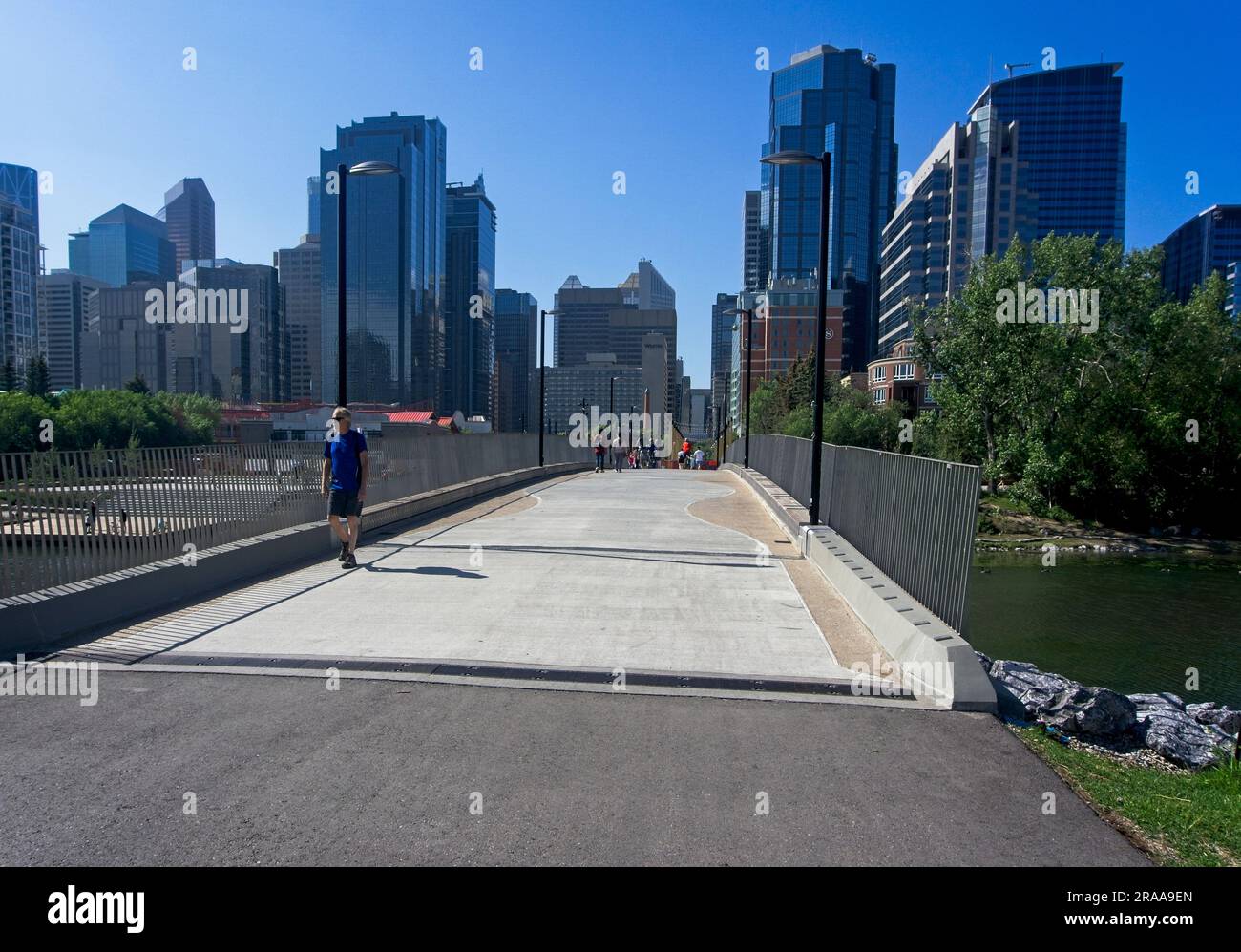 Prince's Island Park Calgary Alberta Stockfoto