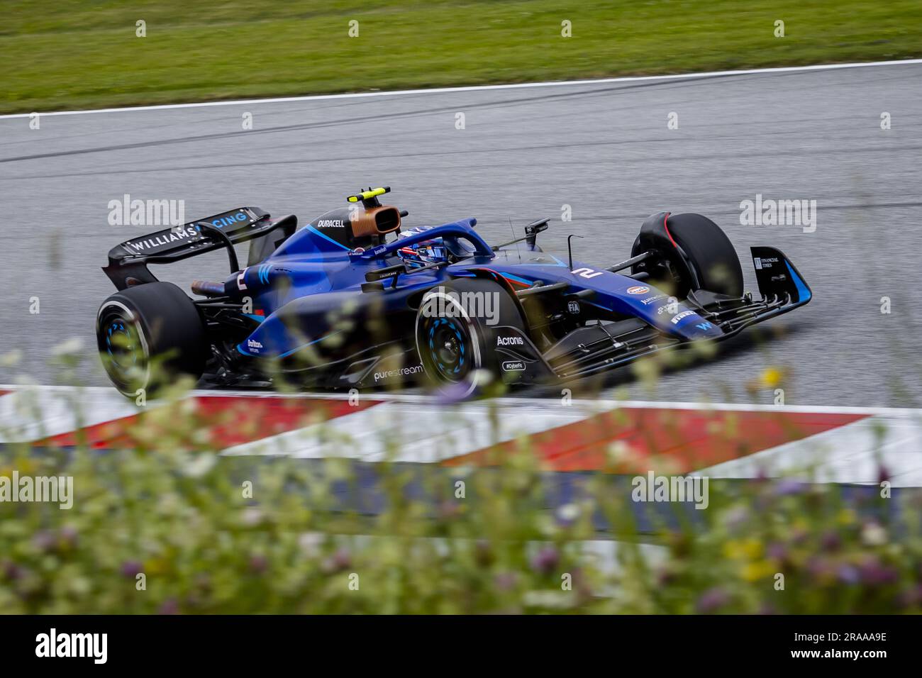 Spielberg, Österreich. 02. Juli 2023. SPIELBERG - Logan SarSergeant (Williams) während des österreichischen Grand Prix am Red Bull Ring am 02. Juli 2023 in Spielberg. ANP SEM VAN DER WAL Credit: ANP/Alamy Live News Stockfoto