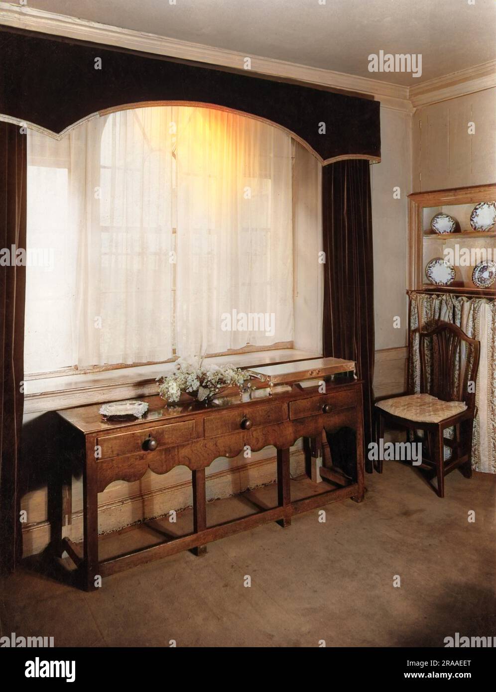 Eine verstorbene georgische Landkleiderin. Datum: Ca. 1800 Stockfoto