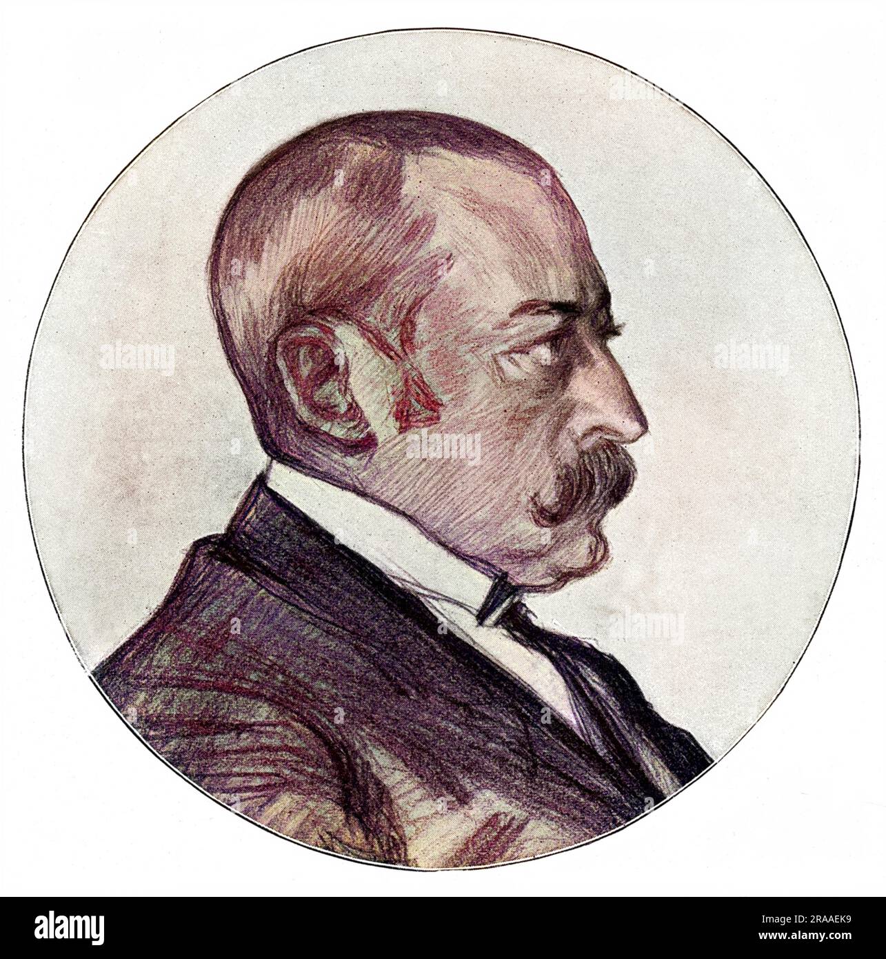Pierre Waldeck-Rousseau (1846-1904), republikanischer französischer Politiker, der als Premierminister Frankreichs diente. Stockfoto