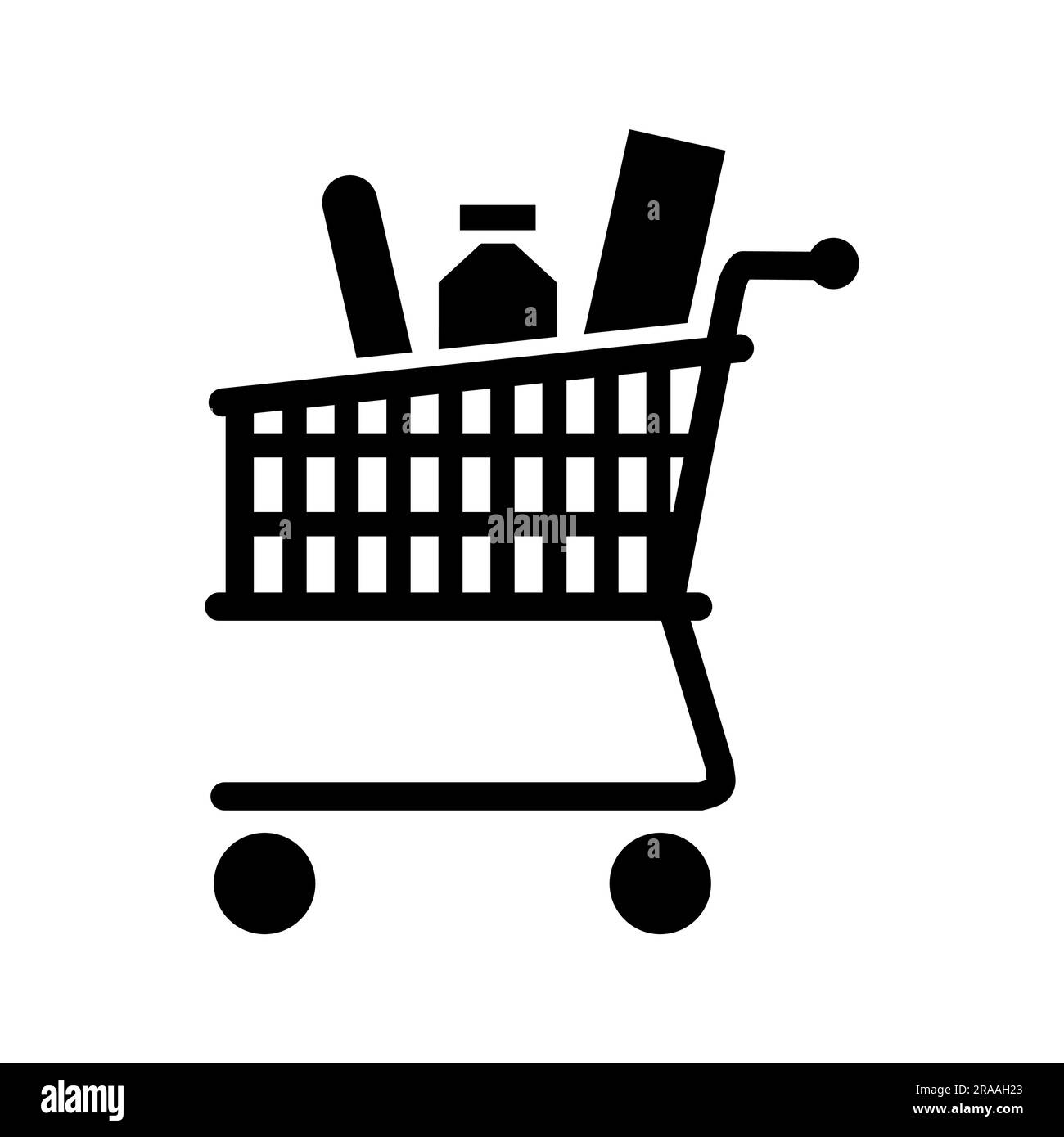 ISO 7001 CF 006: Shops oder Shopping-Schild Stock Vektor