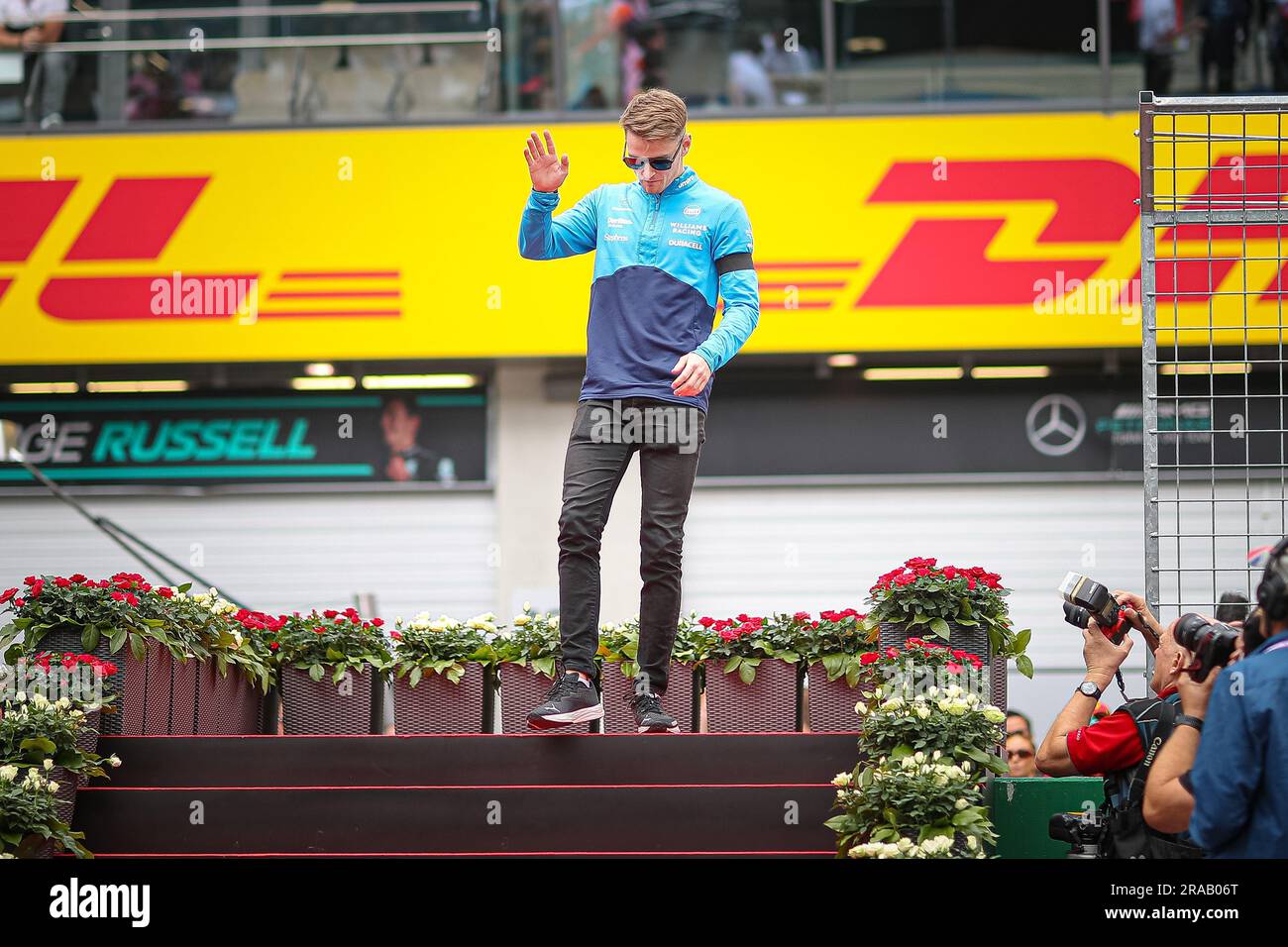 #02 Logan SarSergeant, (USA) Williams Mercedes während des österreichischen GP, Spielberg 29. Juni-2. Juli 2023 auf dem RedBull Ring, Formel-1-Weltmeisterschaft 2023. Stockfoto