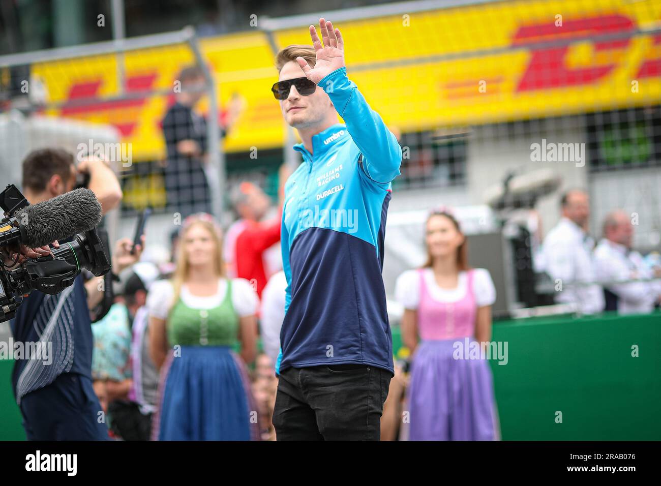 #02 Logan SarSergeant, (USA) Williams Mercedes während des österreichischen GP, Spielberg 29. Juni-2. Juli 2023 auf dem RedBull Ring, Formel-1-Weltmeisterschaft 2023. Stockfoto