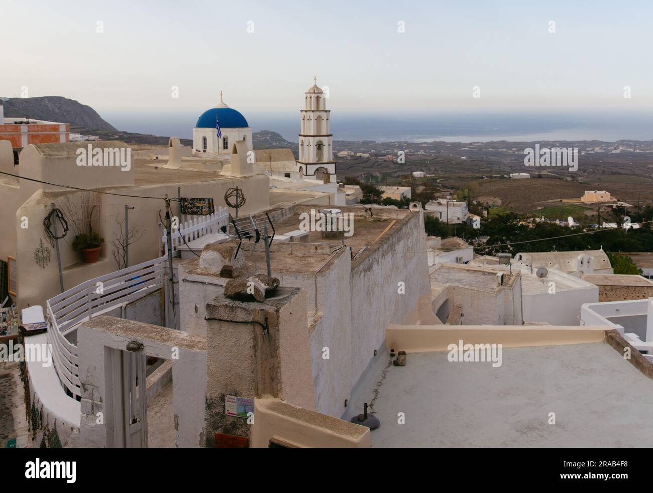kirche auf Santorin Stockfoto